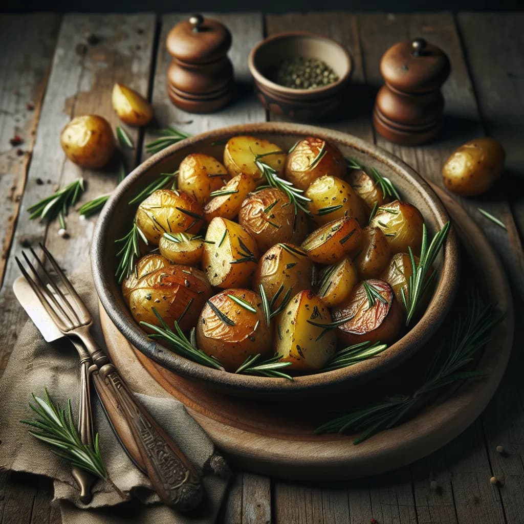 Patate al Forno con Rosmarino