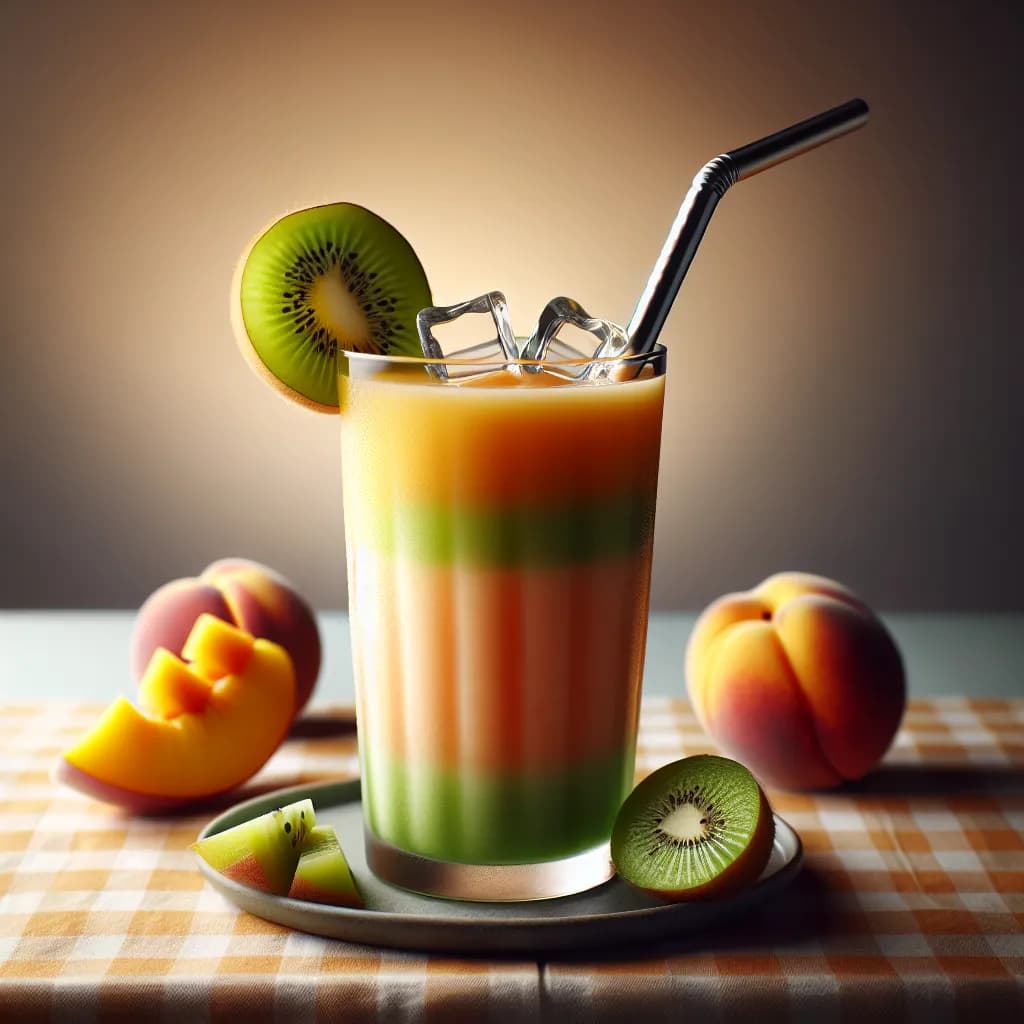 Peach Kiwi Smoothie