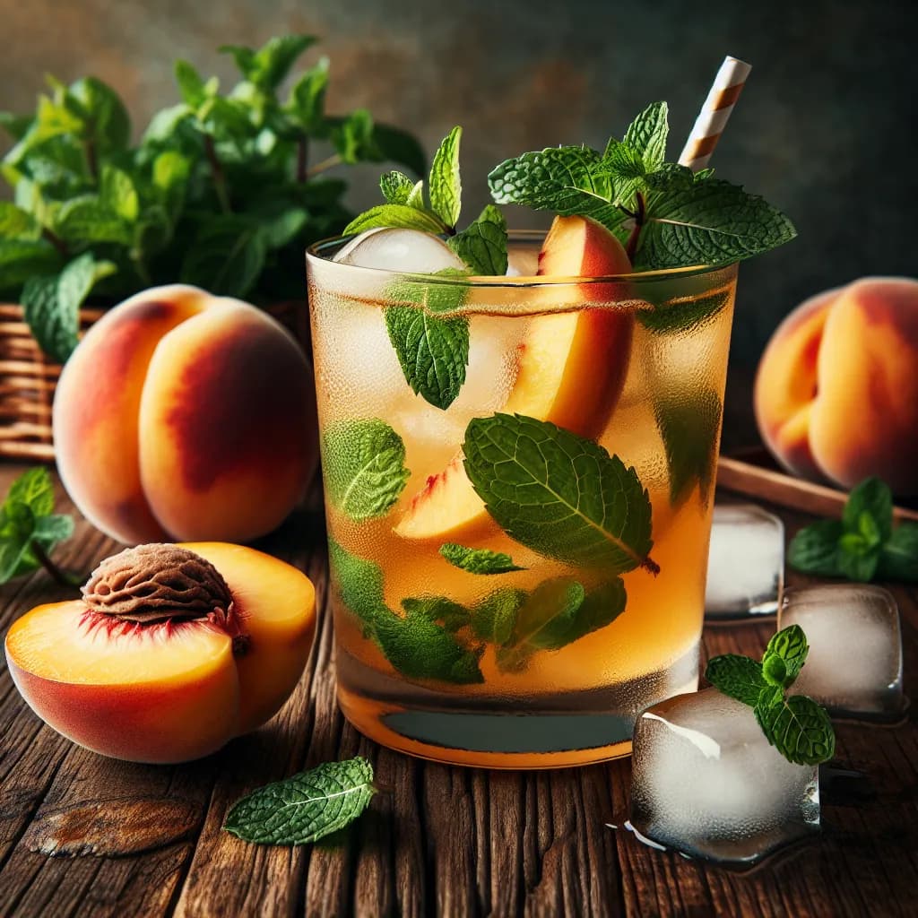 Peach Mint Cooler