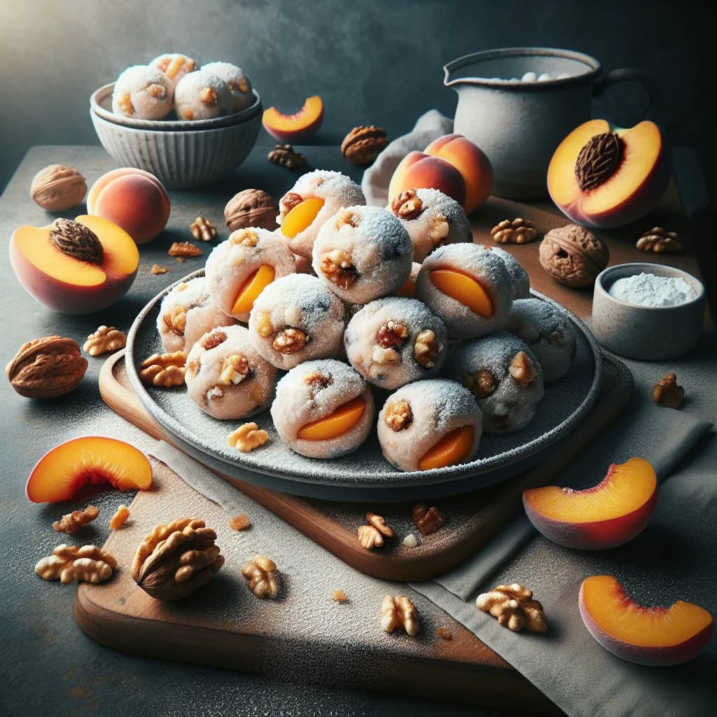 Peach Pie Cookie Dough Bites