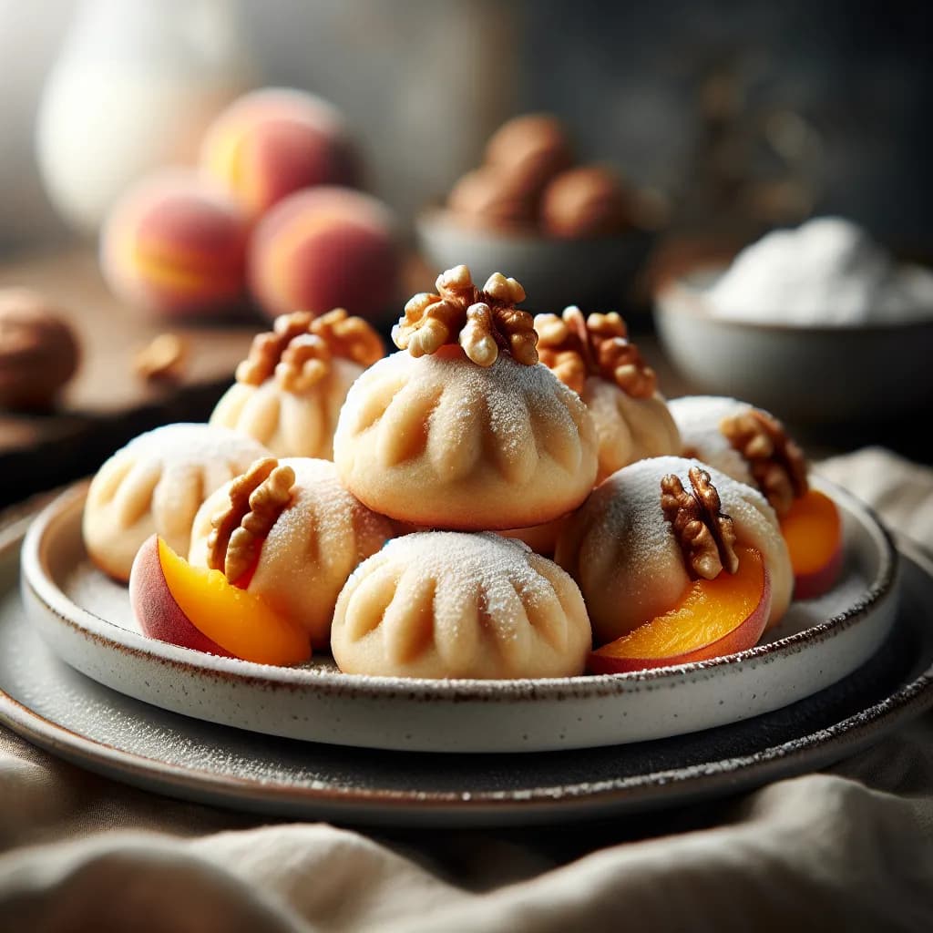 Peach Pie Cookie Dough Bites
