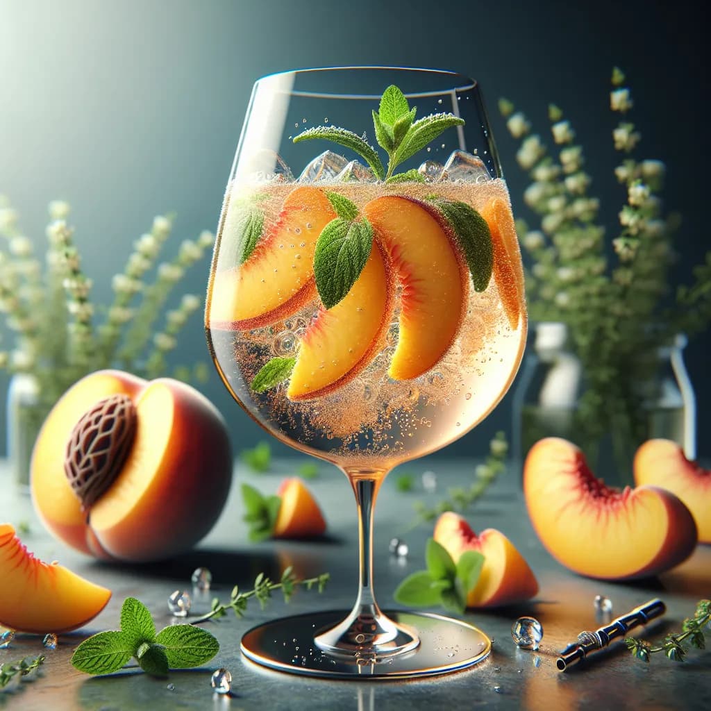 Peach Tequila Spritz