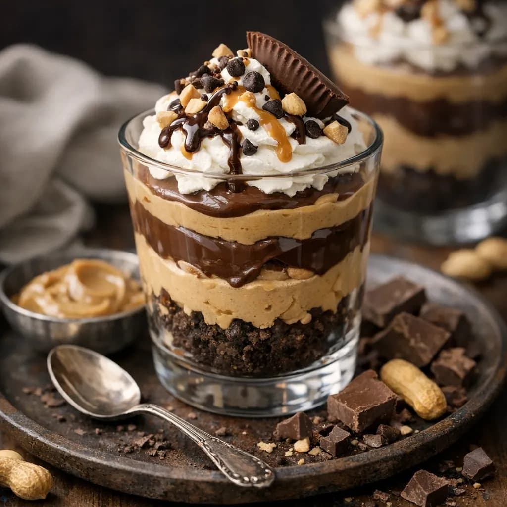 Peanut Butter & Chocolate Parfait