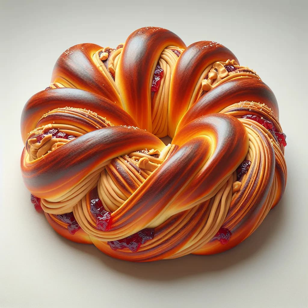 Peanut Butter & Jelly Babka