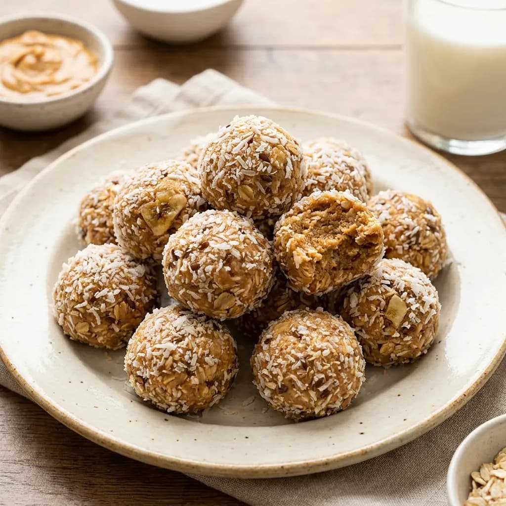 Peanut Butter Banana Lactation Cookie Bites