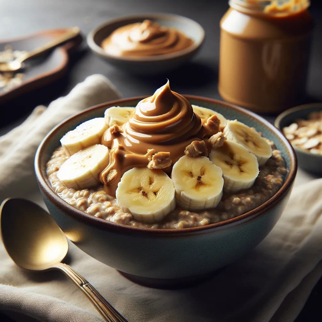 Peanut Butter Banana Overnight Oats