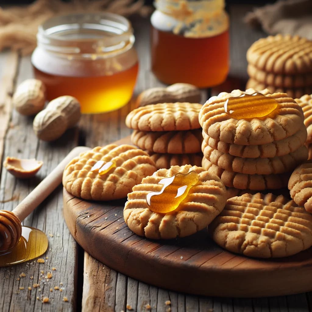 Peanut Butter Honey Cookies