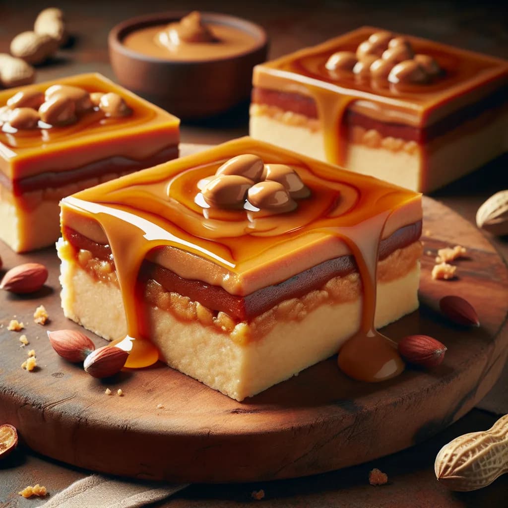 Peanut Butter Maple Blondies