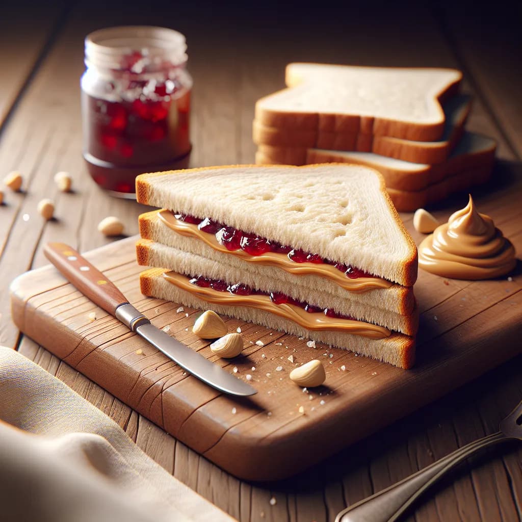 Peanut Butter and Jam Sandwich