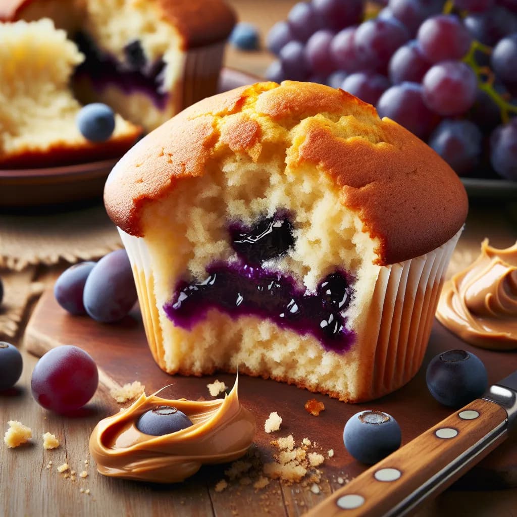 Peanut Butter and Jelly Muffins
