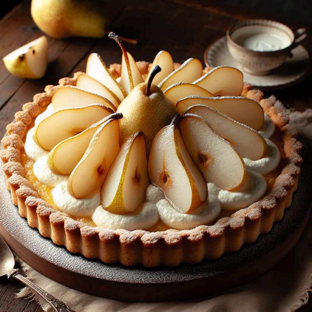 Pear and Ricotta Tart