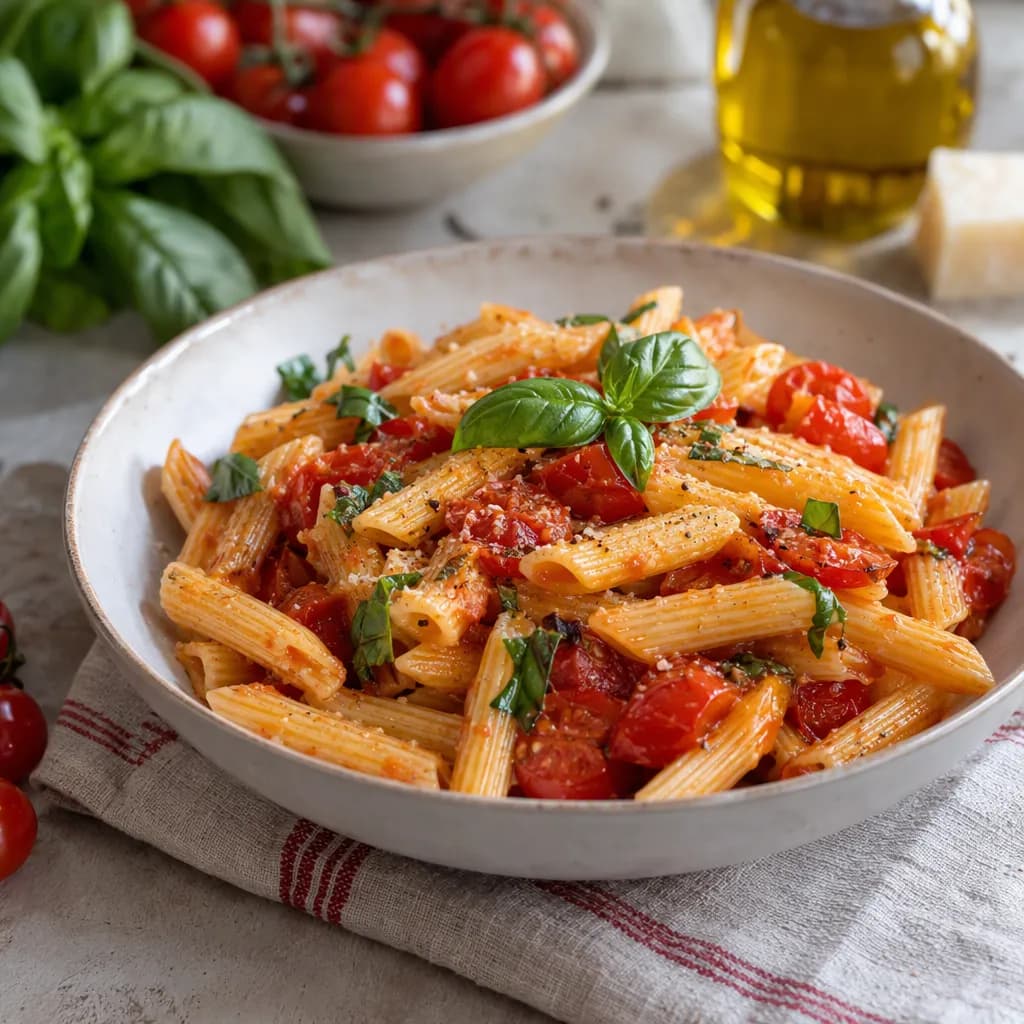 Penne leggere al pomodoro fresco