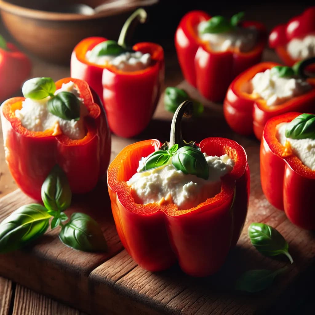 Peperoni Ripieni di Ricotta