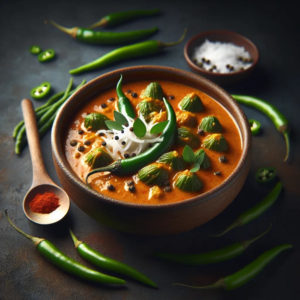 Pepper Coconut Chow Chow Curry