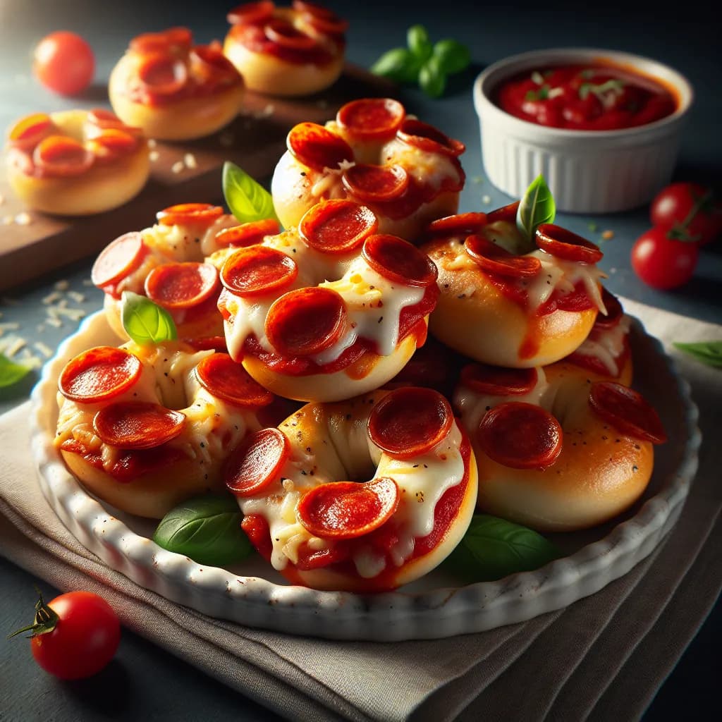 Pepperoni Bagel Bites