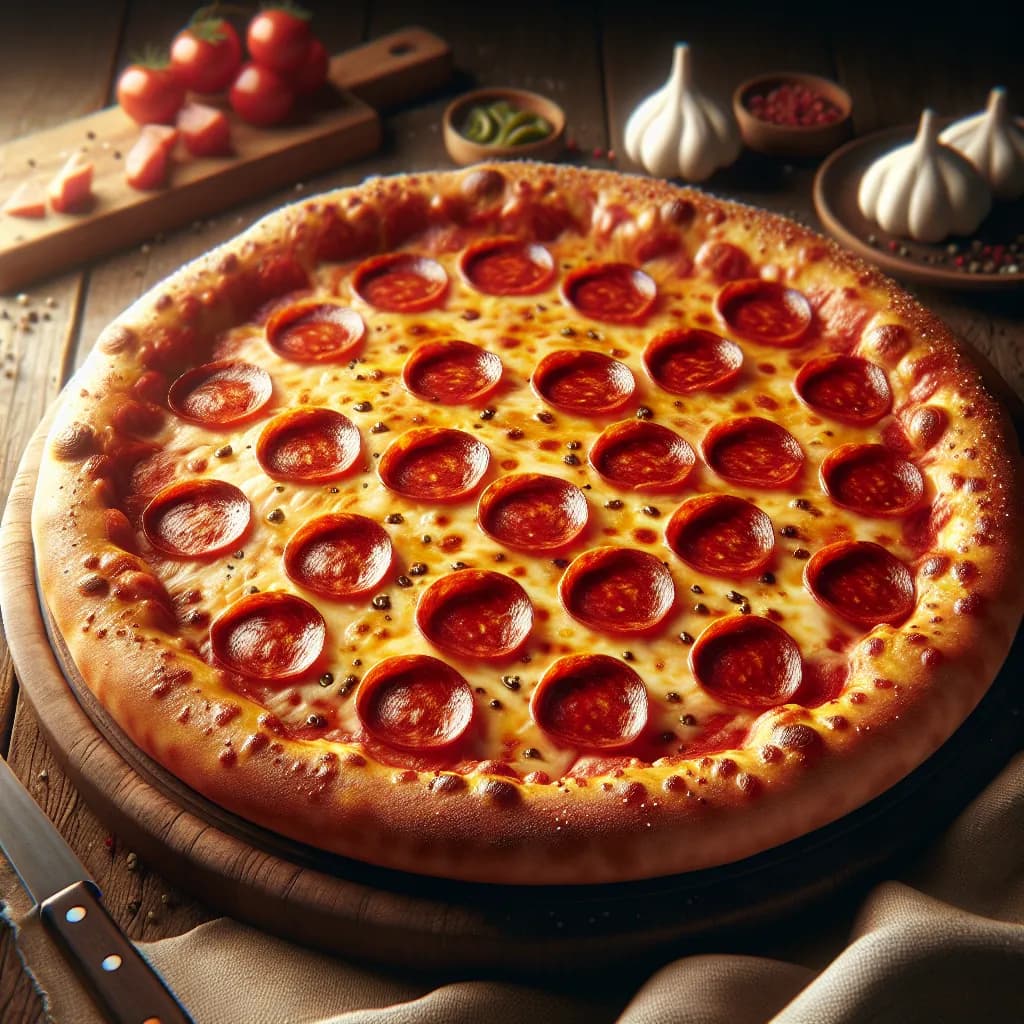 Pepperoni Cheese Pizza