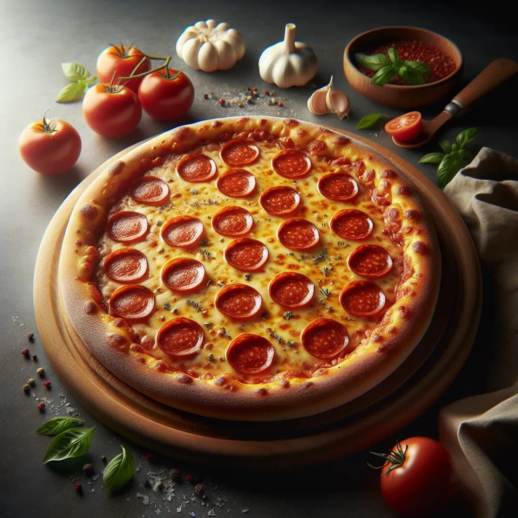Pepperoni Cheese Pizza