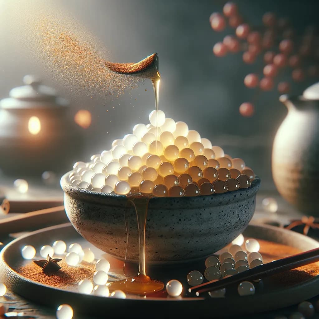 Perles de Tapioca au Sirop d'Érable