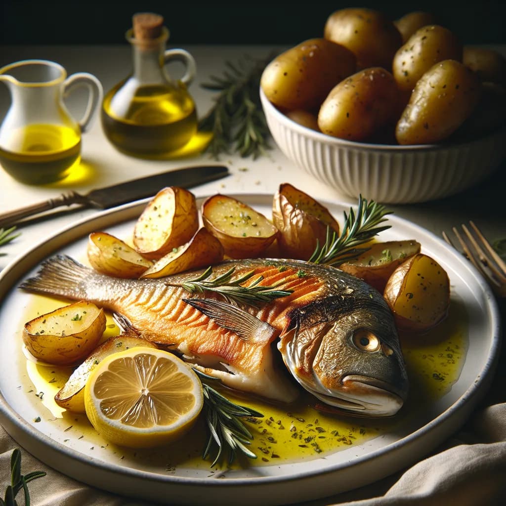 Pesce al Forno con Patate