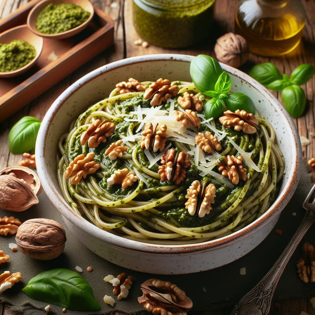 Pesto alla Genovese mit Walnüssen