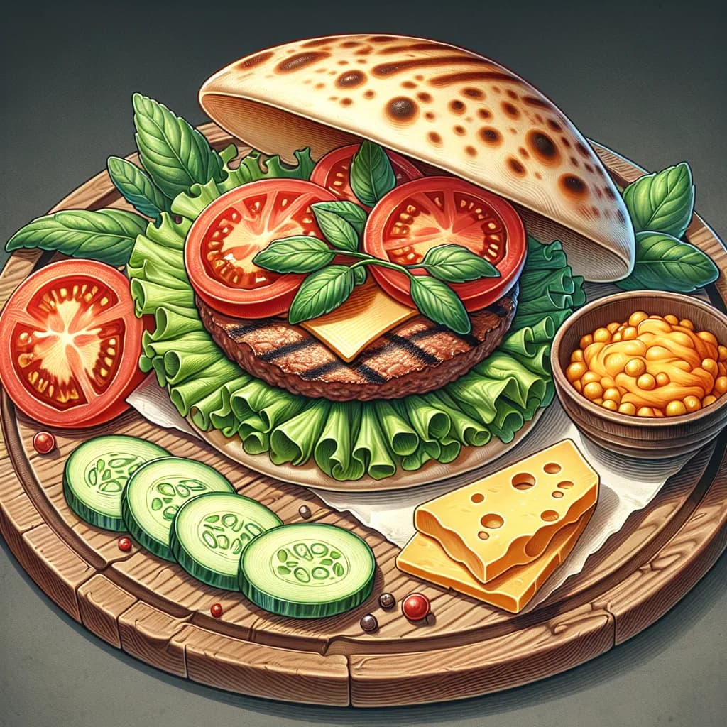 Piadina con Hamburger Classico