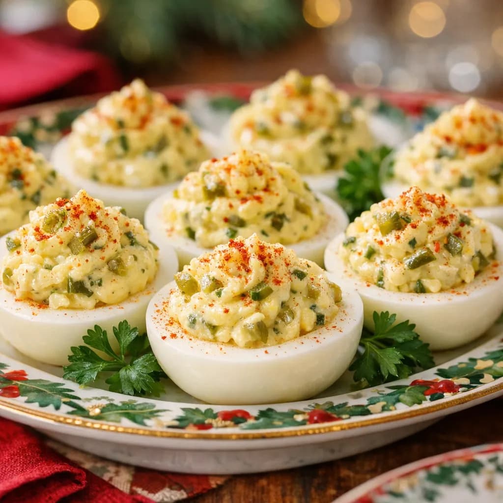 Pickle Relish Deviled Eggs