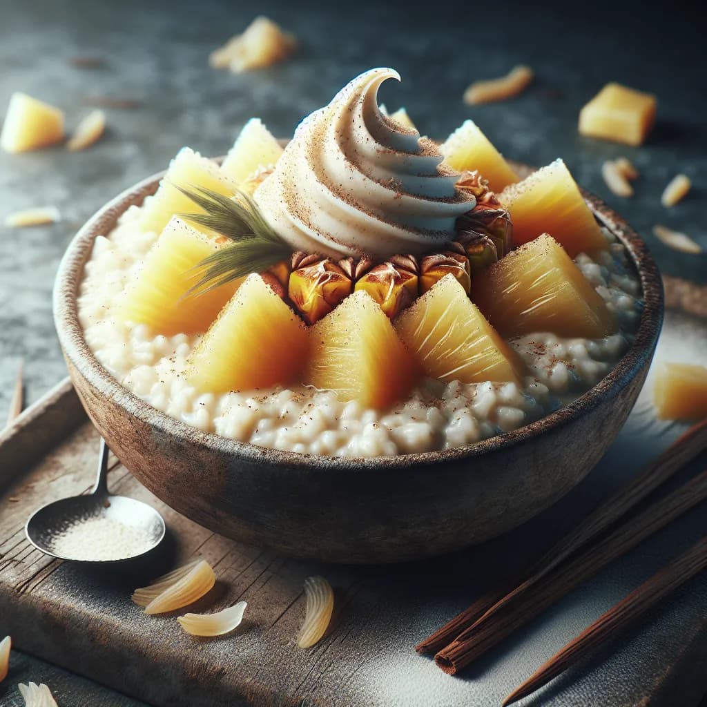 Pineapple Coconut Rice Pudding