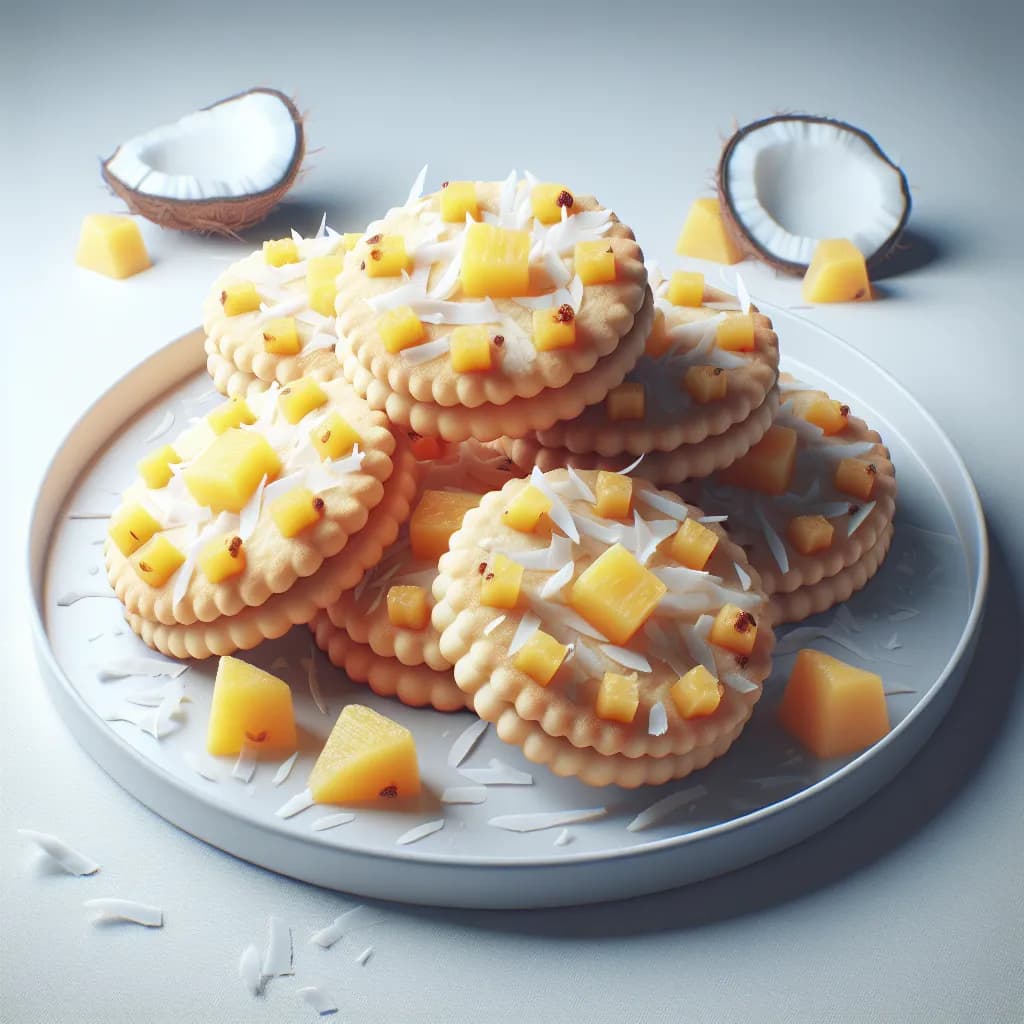 Pineapple Coconut Shortbread