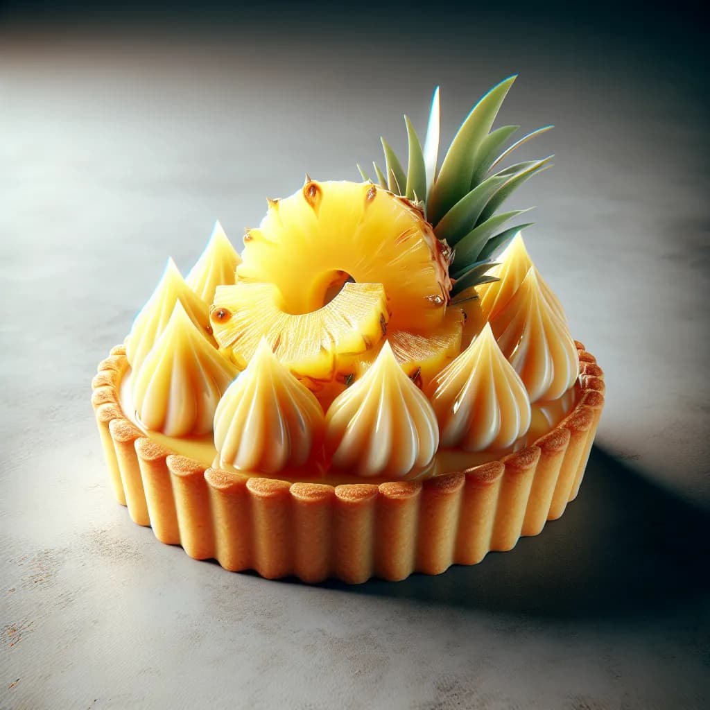 Pineapple Curd Tart
