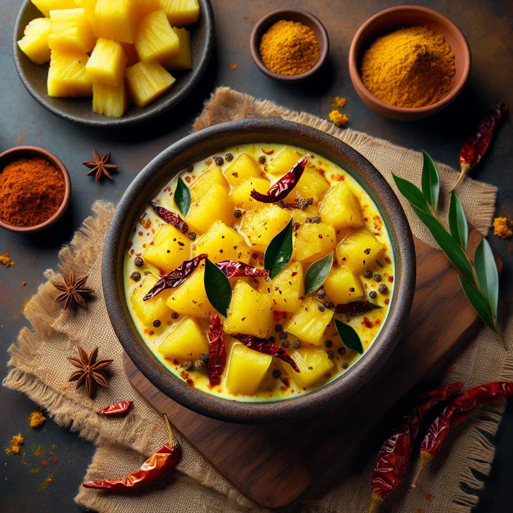 Pineapple Pachadi