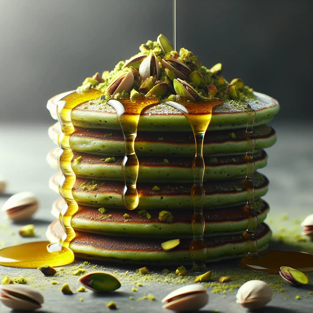 Pistachio Pancakes