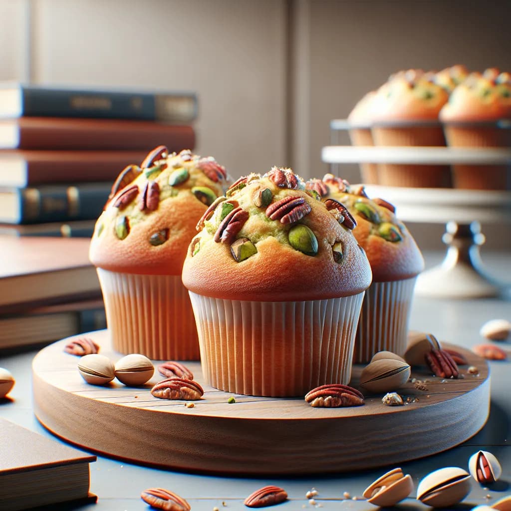 Pistachio Pecan Muffins