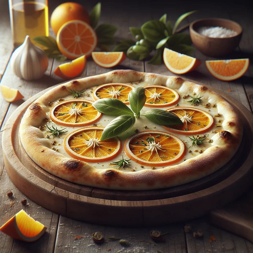 Pizza Bianca con Aroma Fior d'Arancio