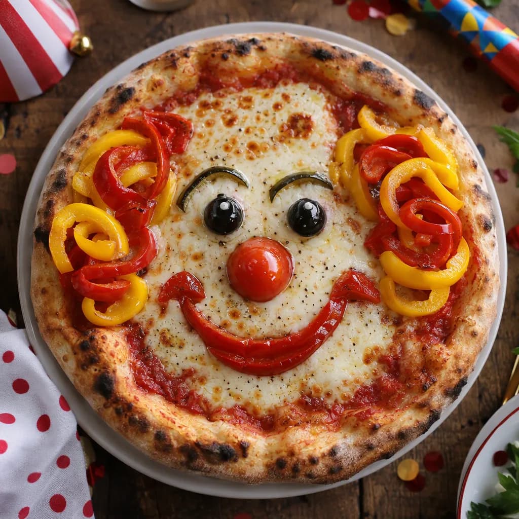 Pizza Clown Classica con Verdure