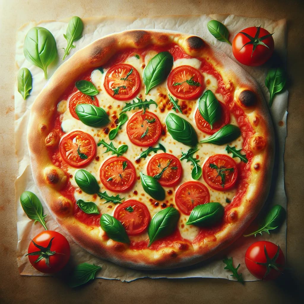 Pizza Margherita con Rucola
