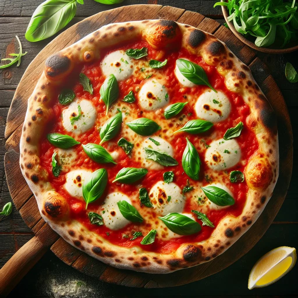 Pizza Margherita con Rucola