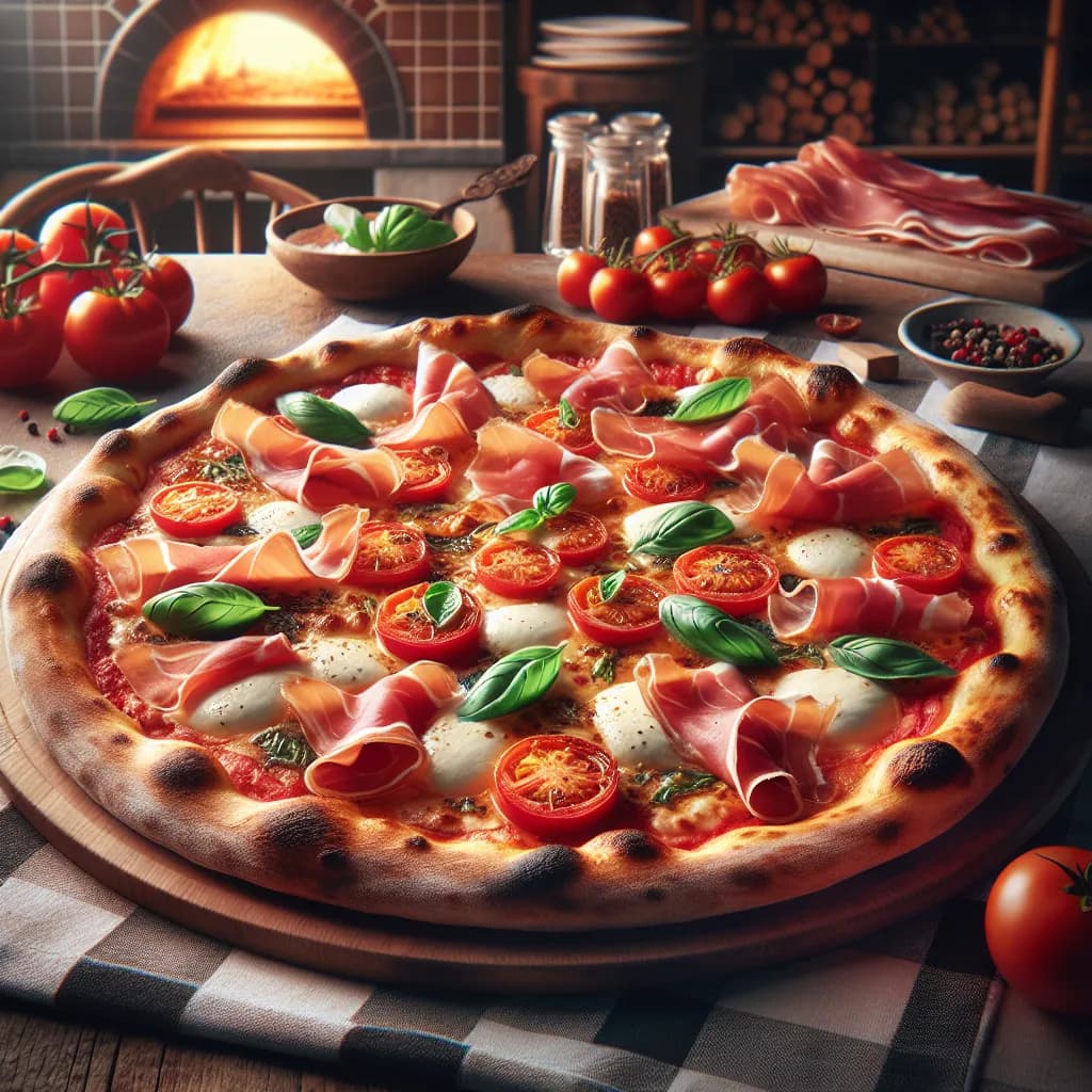 Pizza al Prosciutto