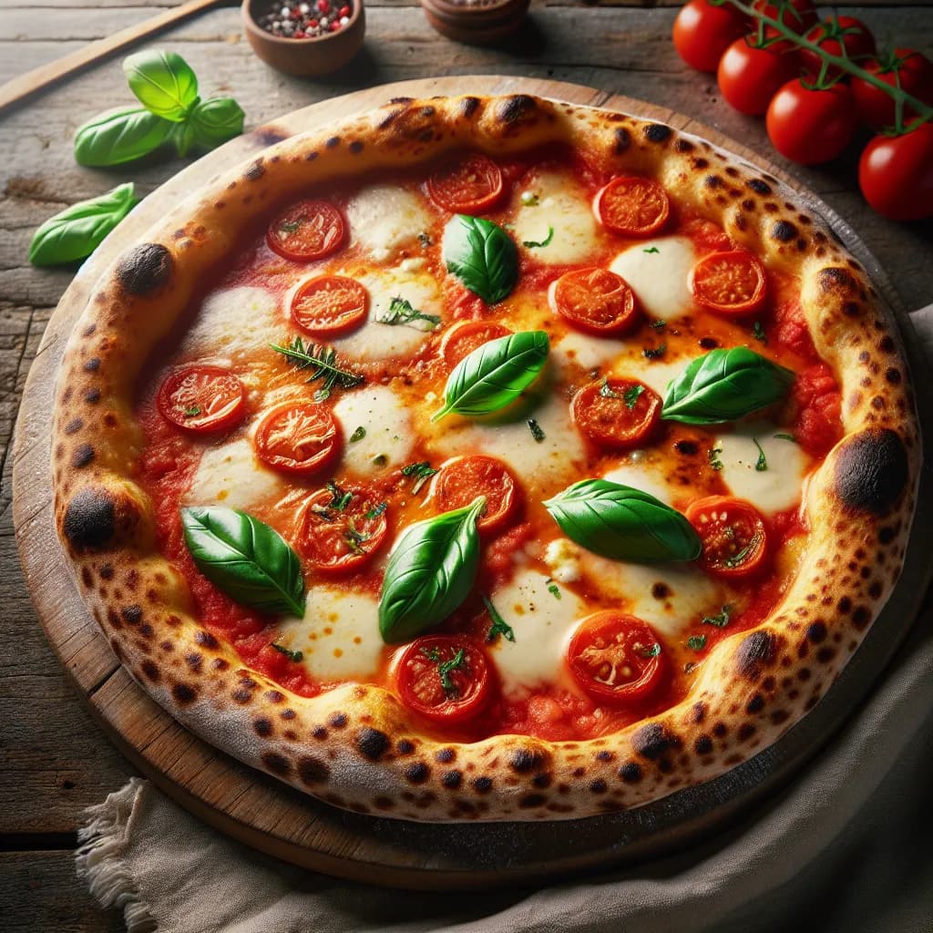 Pizza napolitaine classique à la biga