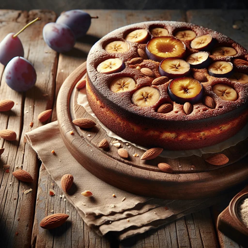 Plumcake Saraceno alle Banane e Mandorle