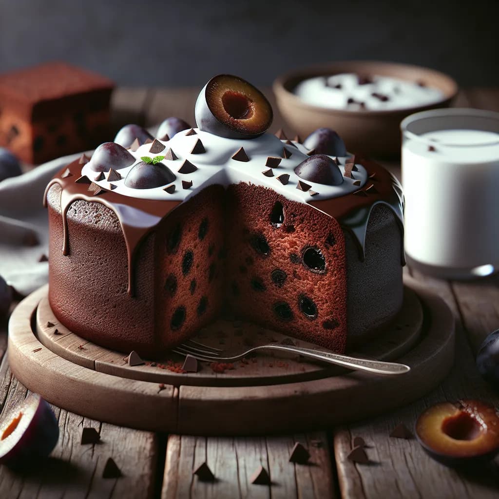 Plumcake al Cioccolato e Yogurt Greco