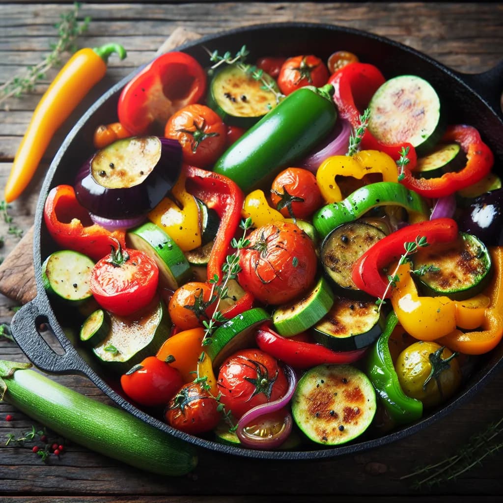 Poêlée de légumes d'été