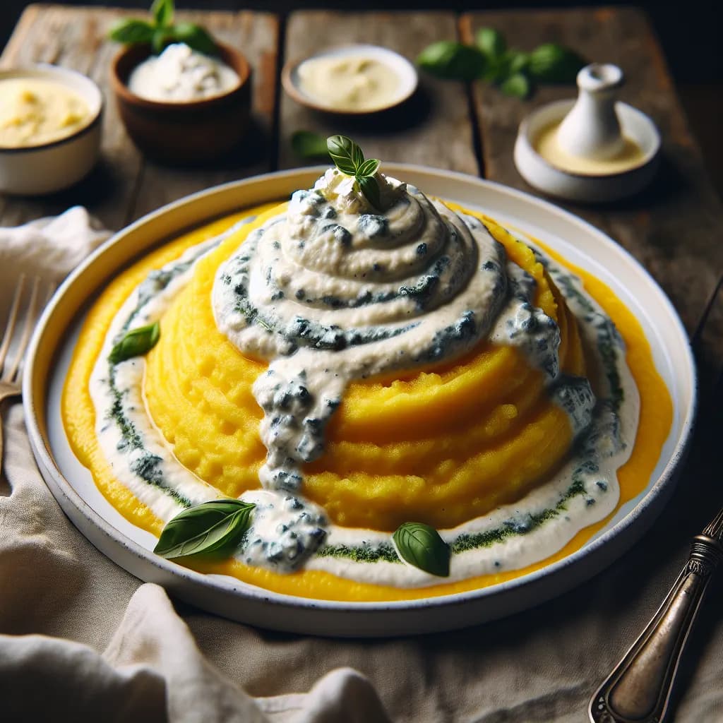 Polenta con Crema di Gorgonzola