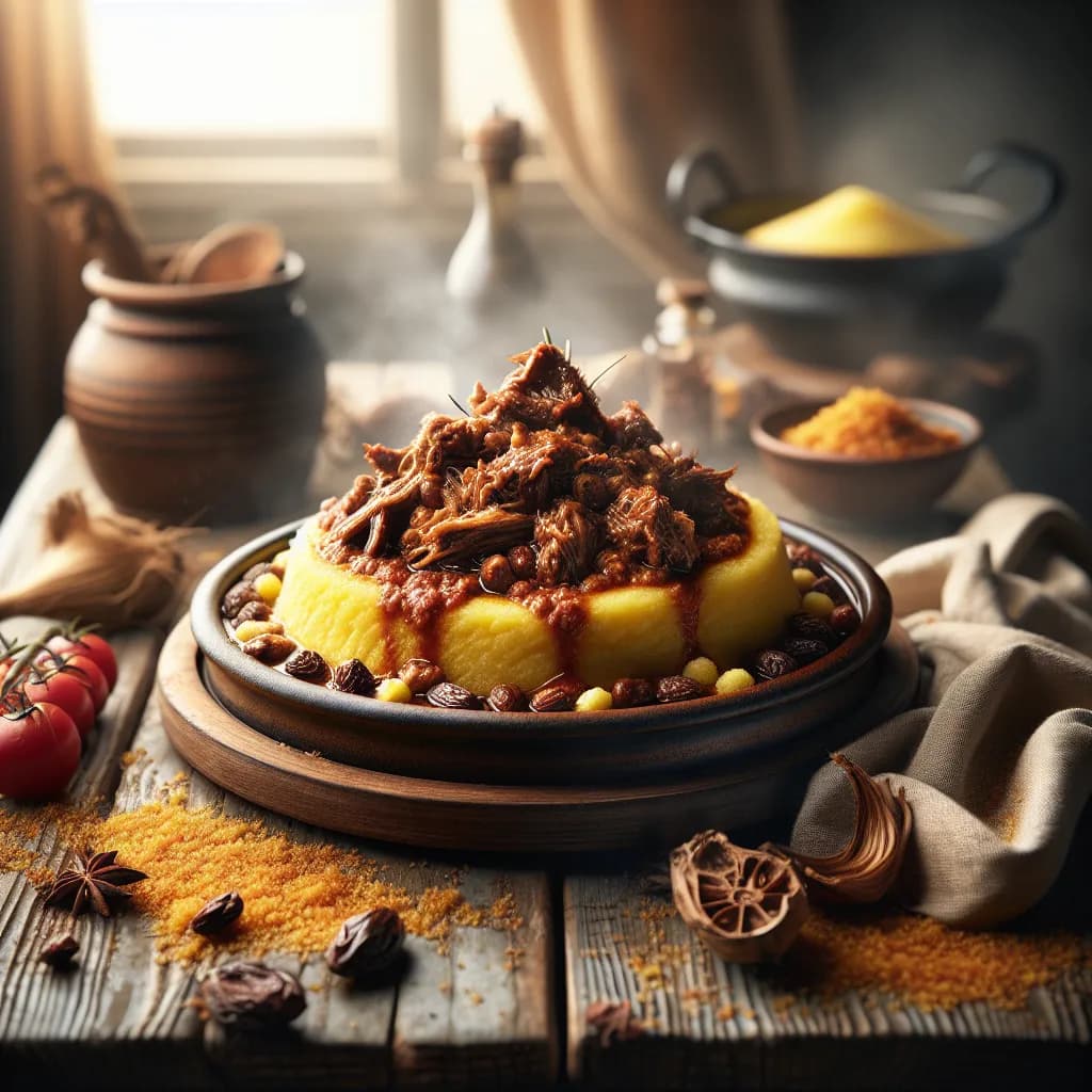 Polenta con Ragù di Cinghiale