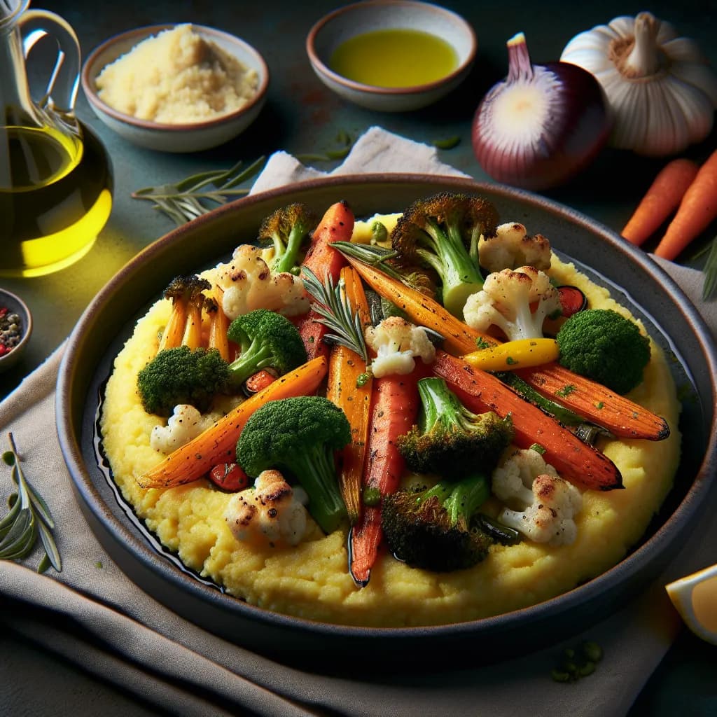Polenta e Verdure al Forno