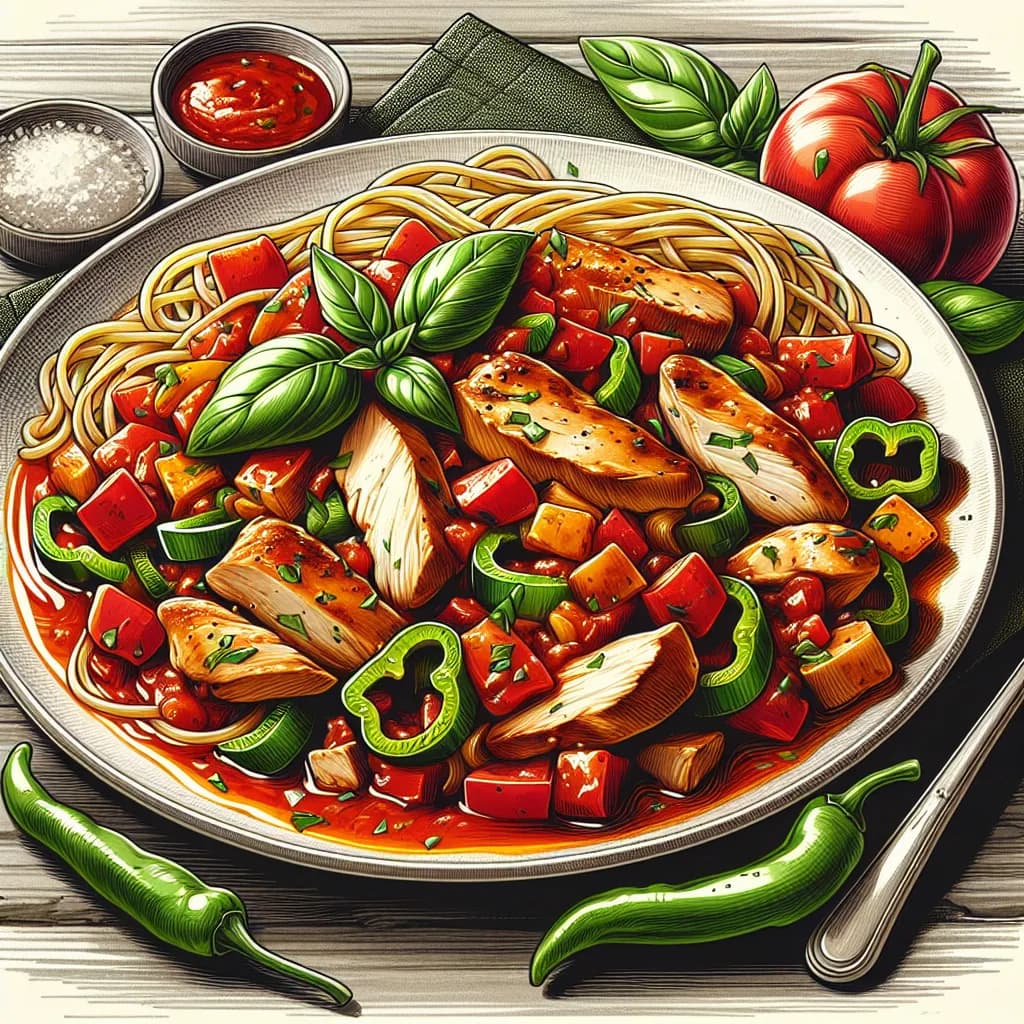 Pollo alla Pimpa