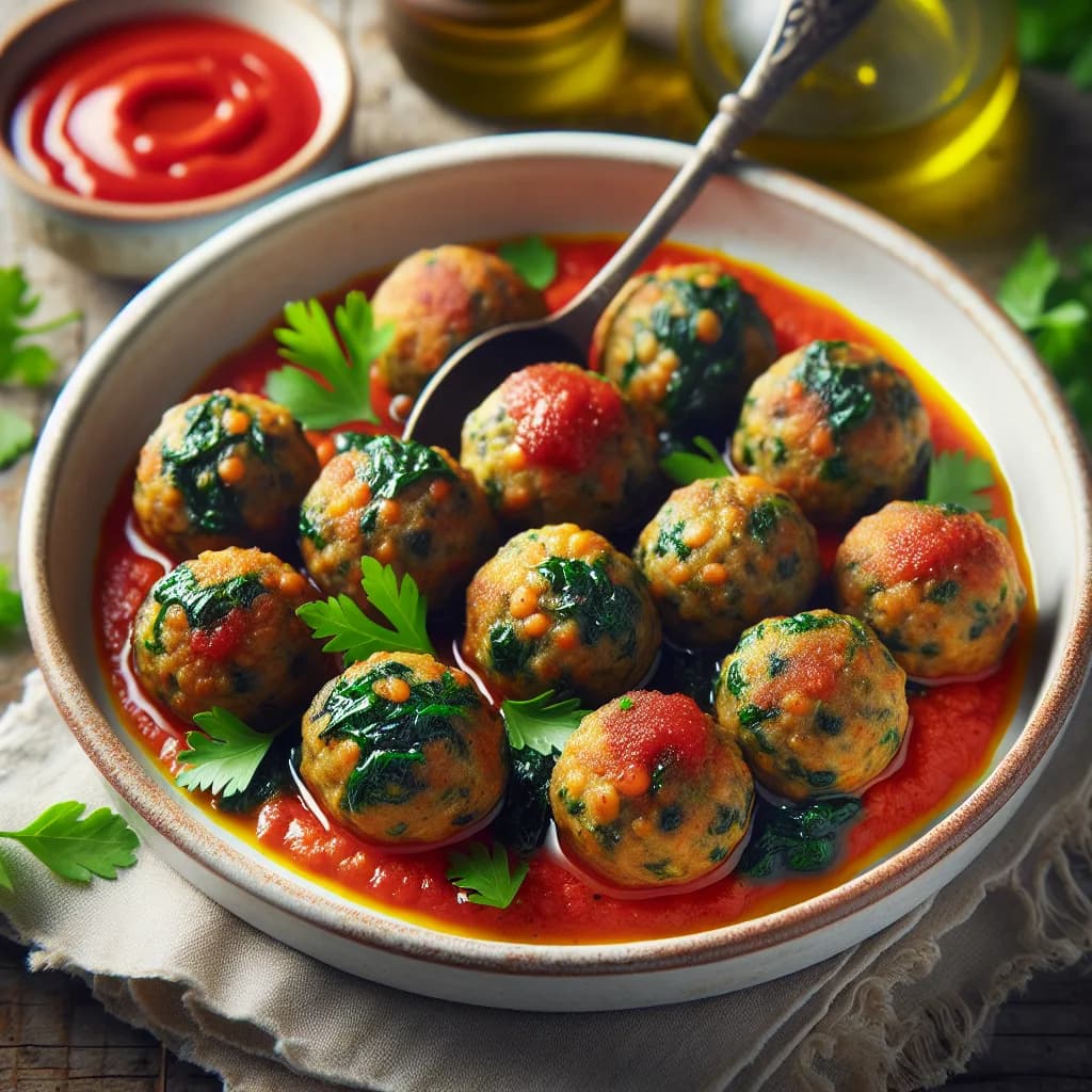 Polpette di Lenticchie e Spinaci