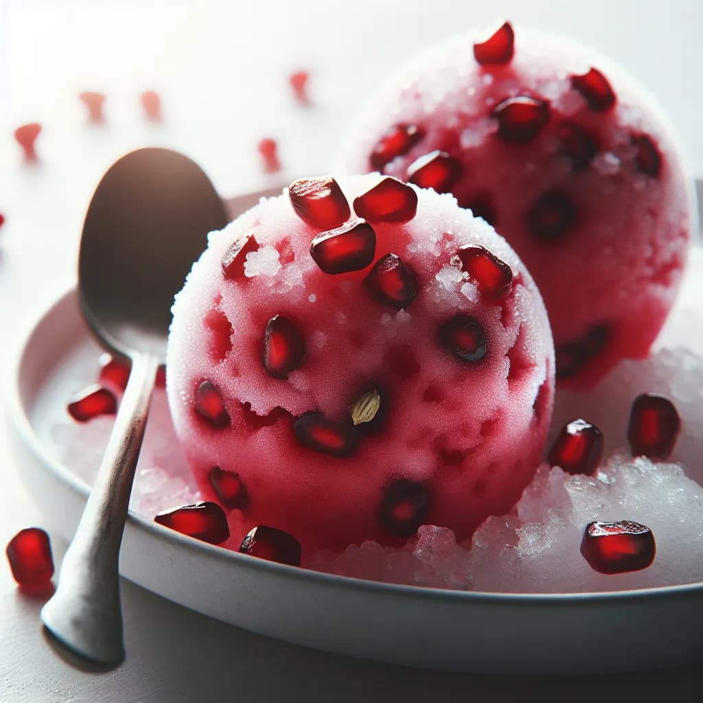 Pomegranate Elachi Sorbet