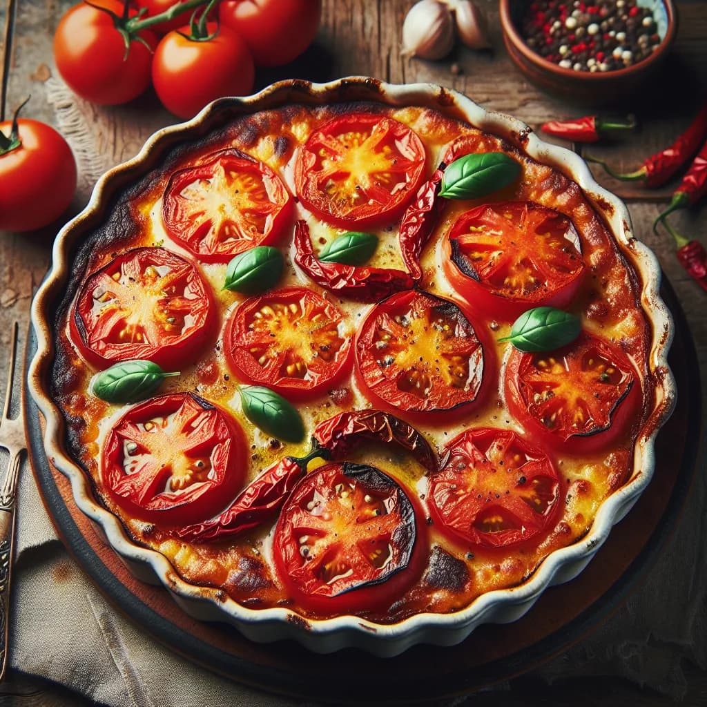 Pomodori Gratinati con Peperoncino