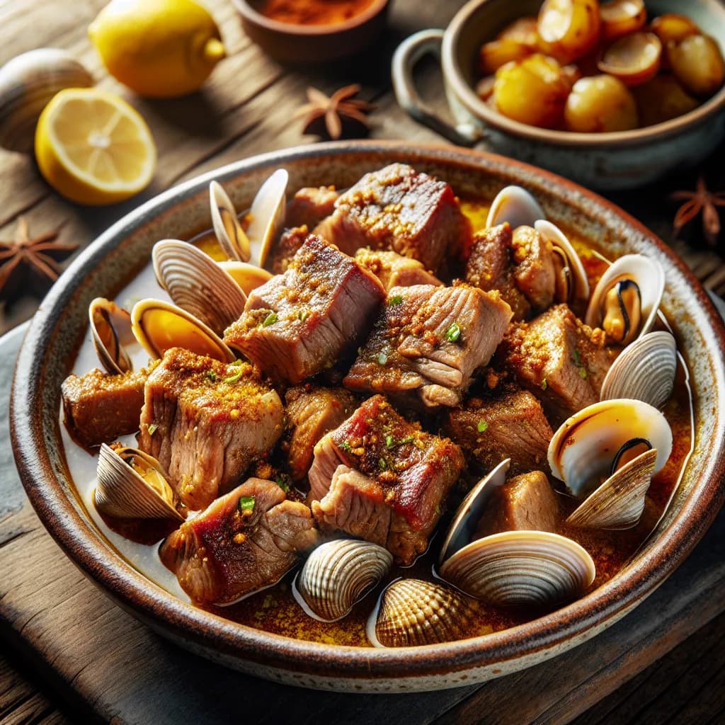 Porco à Alentejana Épicé