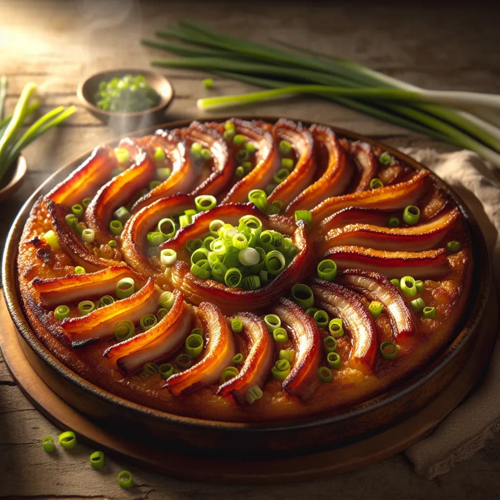 Pork Belly and Scallion Mealie Pap Bake